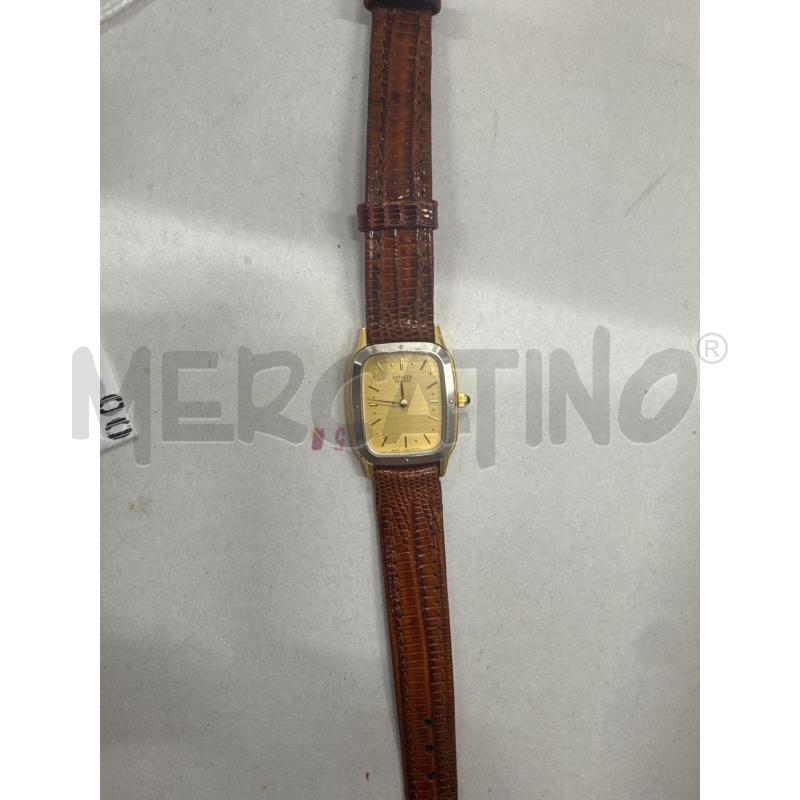 OROLOGIO DA POLSO CITIZEN 12 QUARTZ CINTURINO MARRONE | Mercatino dell'Usato Salerno 2