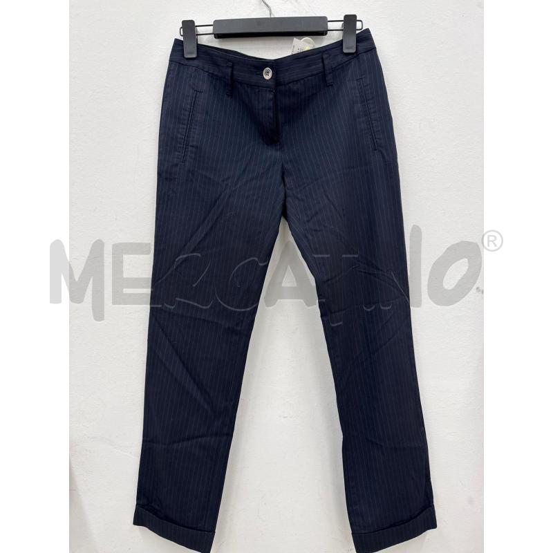 PANTALONE DONNA DOLCE & GABBANA BLU GESSATO  | Mercatino dell'Usato Salerno 1