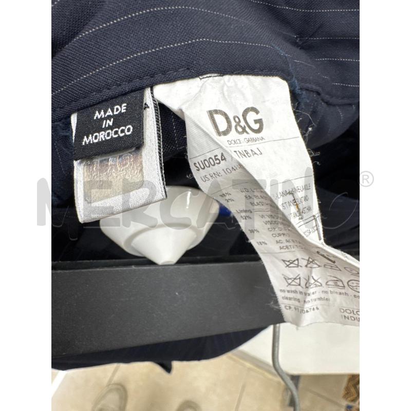 PANTALONE DONNA DOLCE & GABBANA BLU GESSATO  | Mercatino dell'Usato Salerno 2