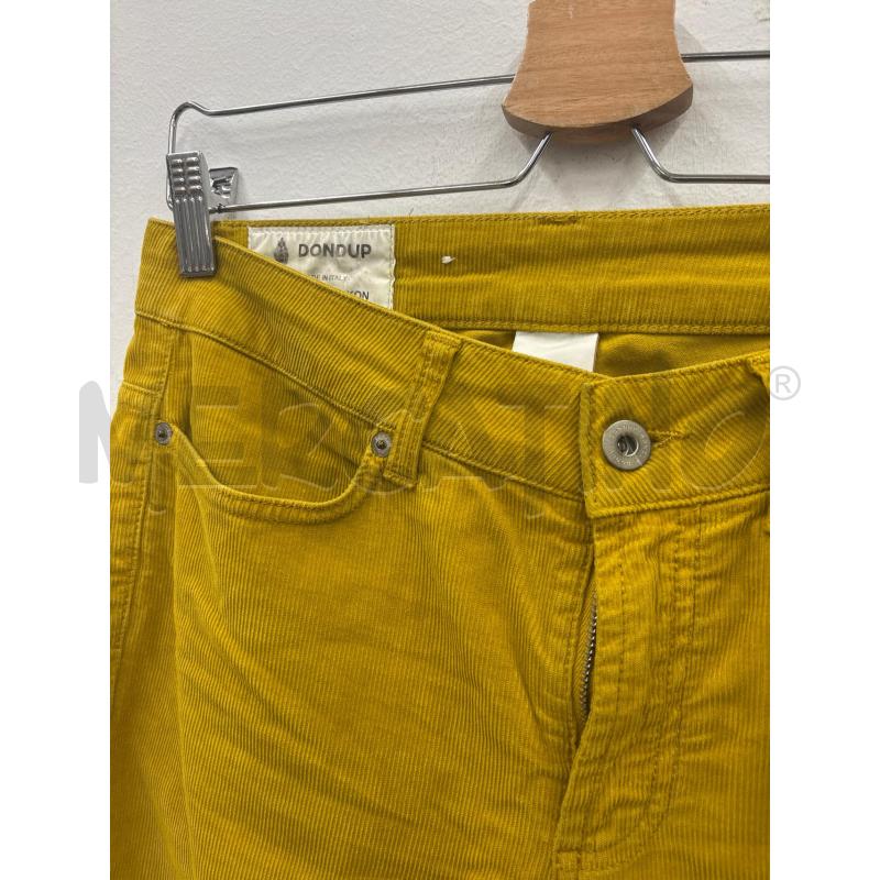 PANTALONE DONNA DONDUP VELLUTO SENAPE | Mercatino dell'Usato Salerno 2