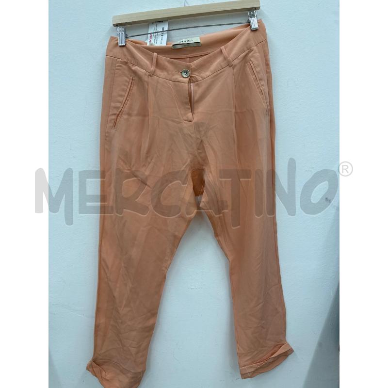 PANTALONE DONNA PINKO ARANCIO CHIARO  | Mercatino dell'Usato Salerno 1