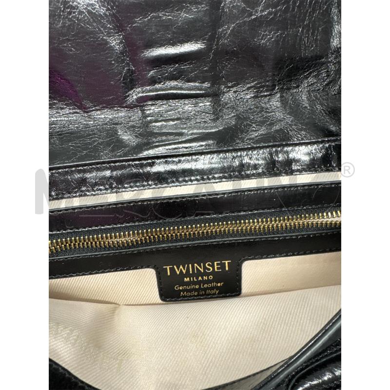 POCHETTE TWIN SET NERA DORATA TRACOLLA | Mercatino dell'Usato Salerno 2
