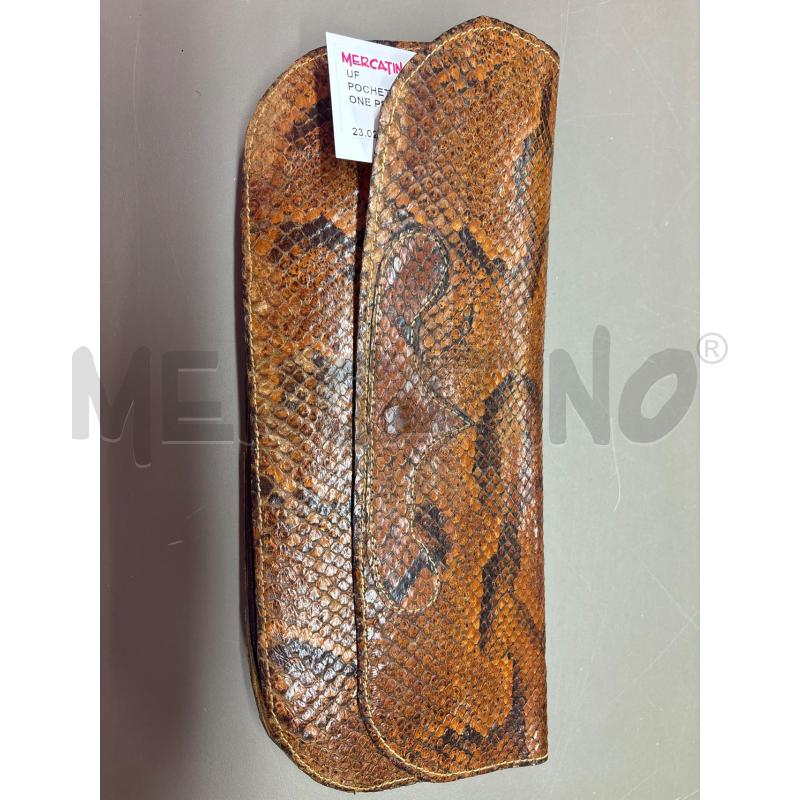 POCHETTE VINTAGE MARRONE PELLE  | Mercatino dell'Usato Salerno 1
