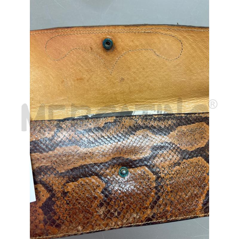 POCHETTE VINTAGE MARRONE PELLE  | Mercatino dell'Usato Salerno 3