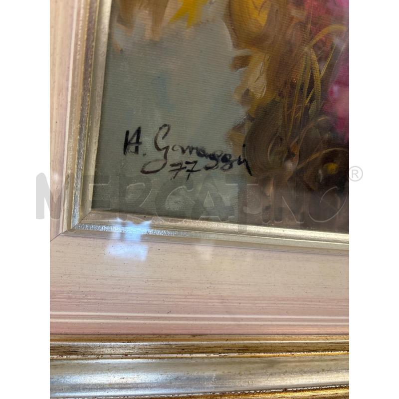 QUADRO ALDO GAVAGGI VASO CON FIORI 30X40 | Mercatino dell'Usato Salerno 2