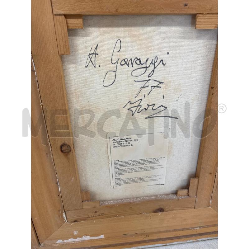 QUADRO ALDO GAVAGGI VASO CON FIORI 30X40 | Mercatino dell'Usato Salerno 4