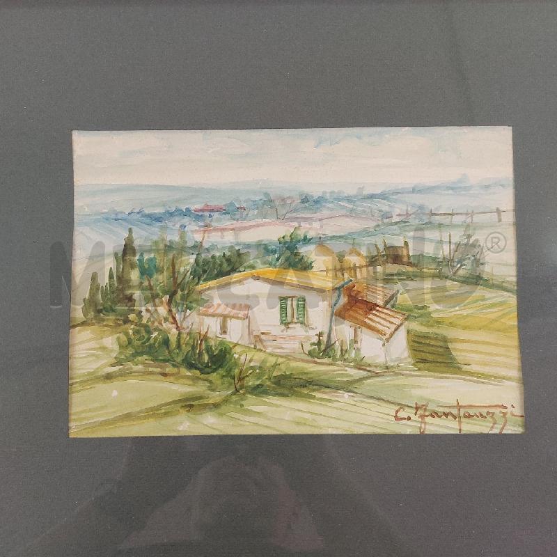 QUADRO CARLO FANTAUZZI CAMPI CON CASA | Mercatino dell'Usato Salerno 2