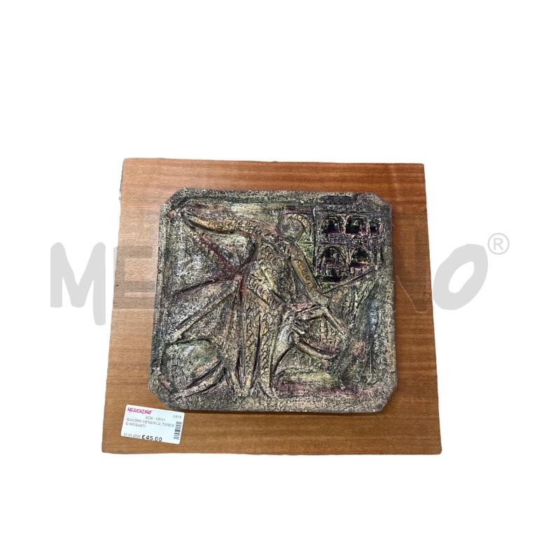QUADRO CERAMICA TORERO GRISANTI | Mercatino dell'Usato Salerno 1