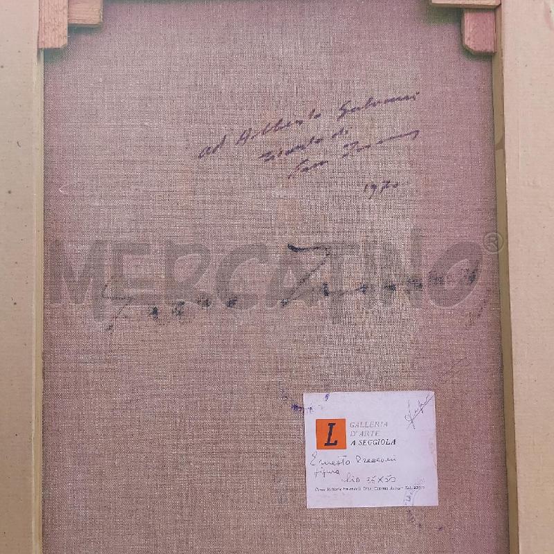 QUADRO ERNESTO TRECCANI FIGURA 35X50 | Mercatino dell'Usato Salerno 2