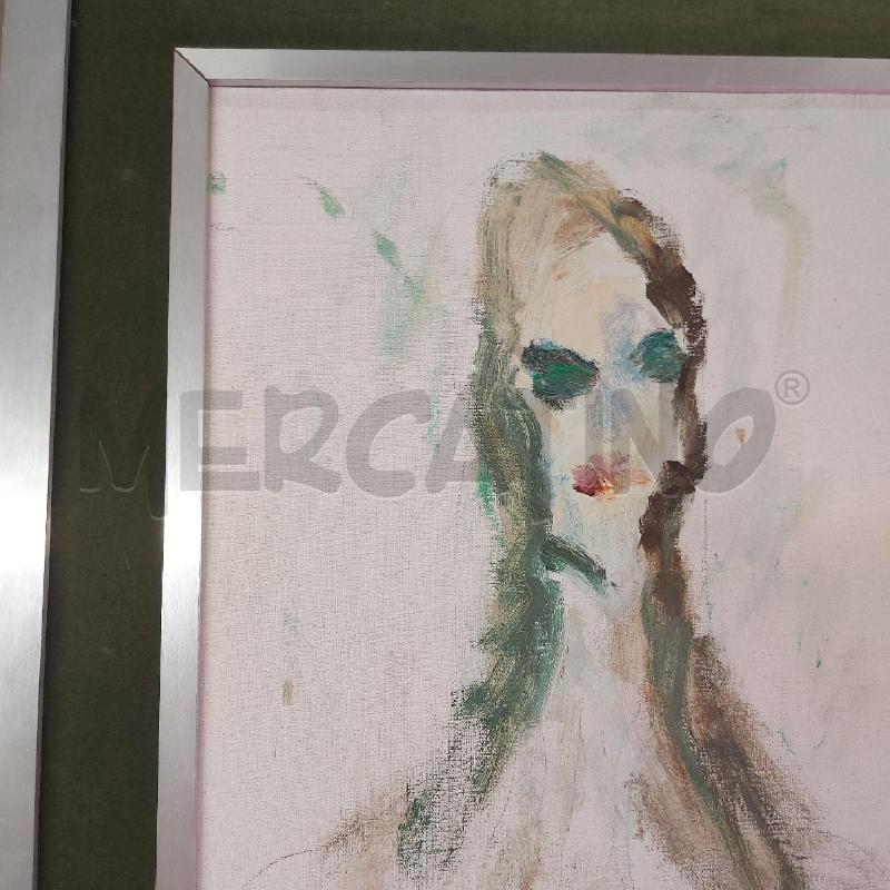 QUADRO ERNESTO TRECCANI FIGURA 35X50 | Mercatino dell'Usato Salerno 3