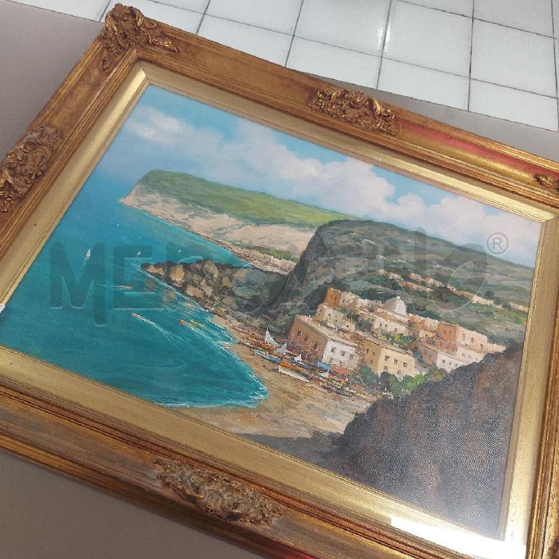 QUADRO PAESINO SU MARE COSTIERA CAIAZZO | Mercatino dell'Usato Salerno 1