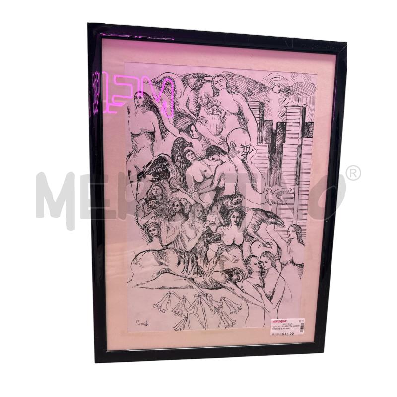 QUADRO TORRETTA UOMINI DONNE E ANIMALI  | Mercatino dell'Usato Salerno 1