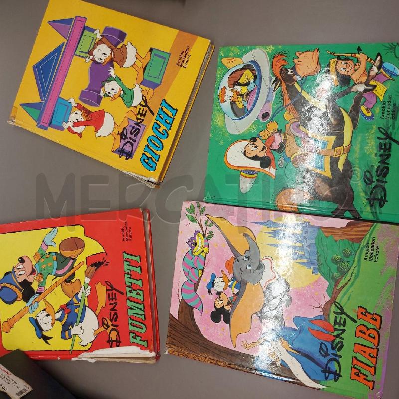 RACCOLTA DISNEY GIOCHI AVVENTURE COFANETTO 4 LIBRI  | Mercatino dell'Usato Salerno 2