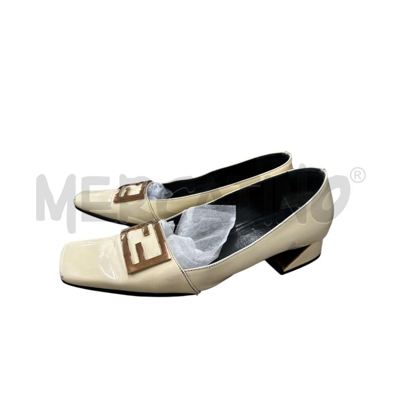 SCARPE DONNA FENDI BLACK PATENT LEATHER HEELS | Mercatino dell'Usato Salerno 1