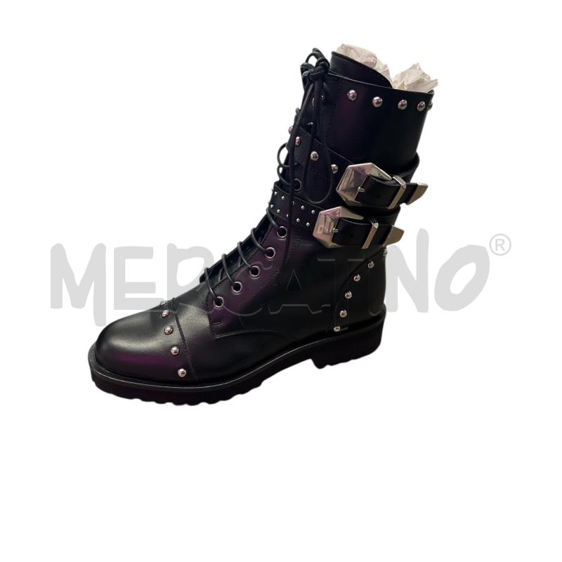 SCARPE DONNA FRANKIE MORELLO STIVALETTO NERO PELLE BORCHIE NUOVO  | Mercatino dell'Usato Salerno 1