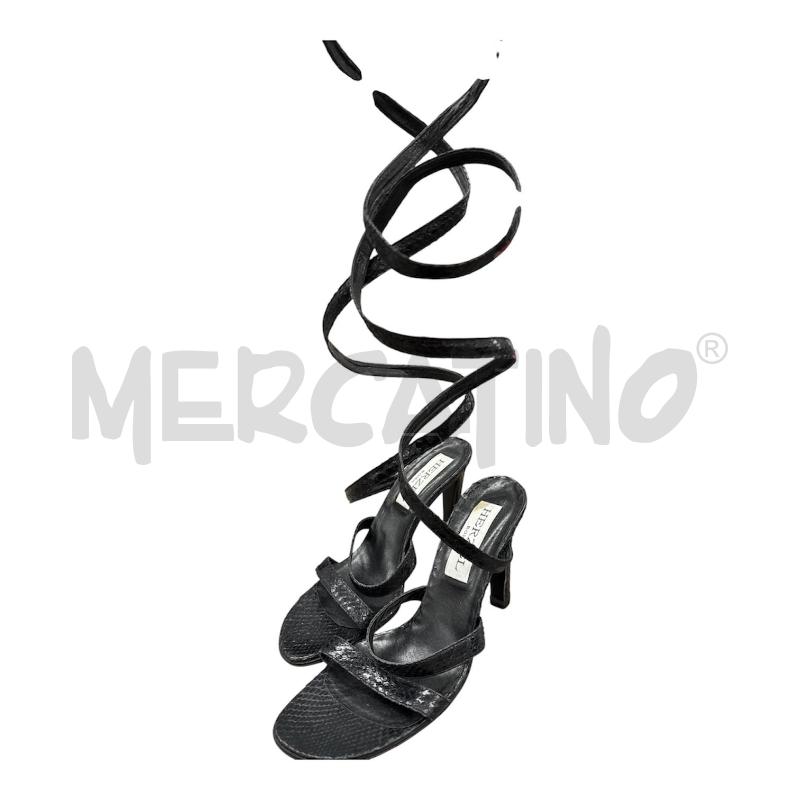 SCARPE DONNA HERZEL PELLE BRACCIALE CAVIGLIA NERE | Mercatino dell'Usato Salerno 3