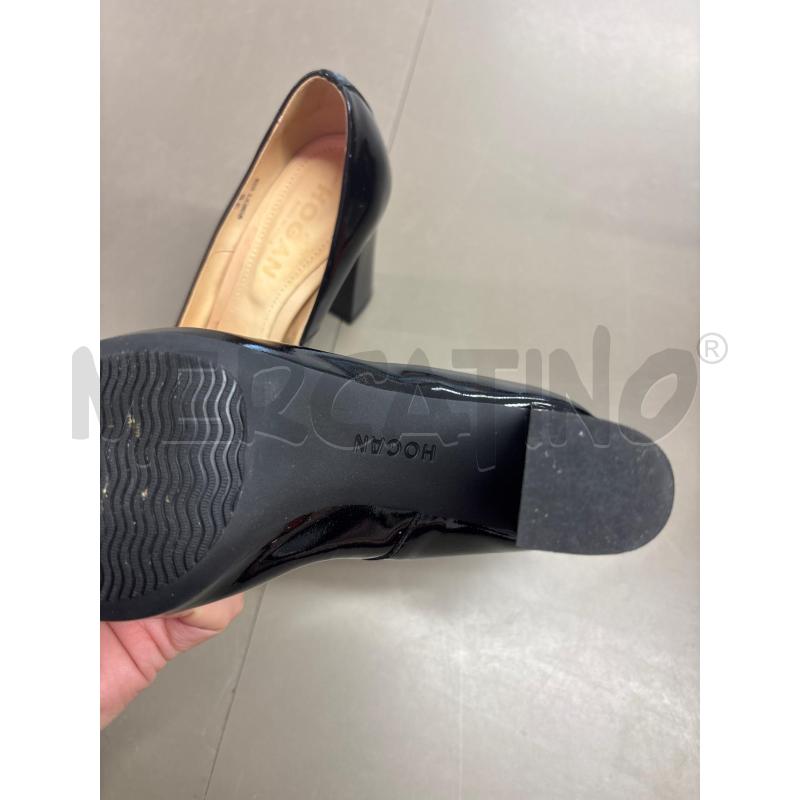 SCARPE DONNA HOGAN NERE LUCIDE TACCO SPUNTATA | Mercatino dell'Usato Salerno 3