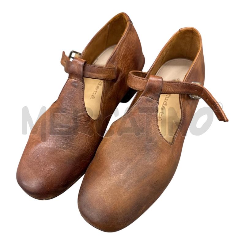 SCARPE DONNA KUDETÀ PELLE MARRONE BALLERINA | Mercatino dell'Usato Salerno 1