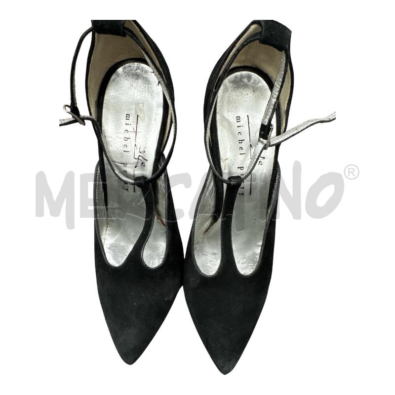 SCARPE DONNA MICHEL PERRY NERE CAMOSCIO  | Mercatino dell'Usato Salerno 2