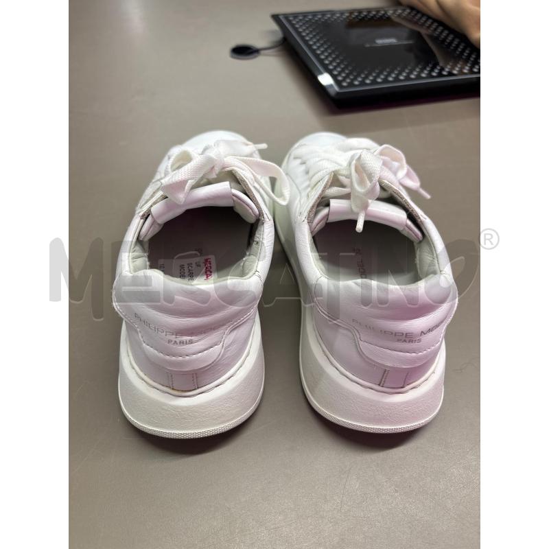 SCARPE DONNA PHILIPPE MODEL BIANCHE | Mercatino dell'Usato Salerno 4
