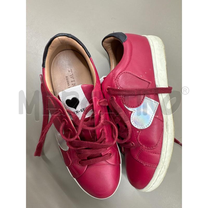 SCARPE DONNA TWIN SET BORDEAUX  | Mercatino dell'Usato Salerno 3