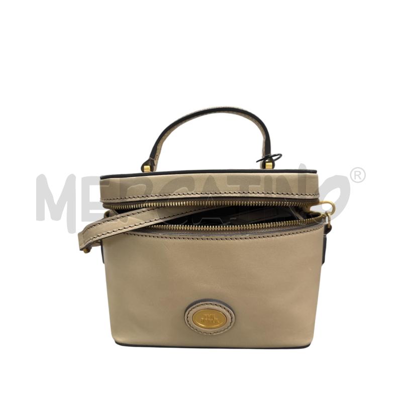 TRACOLLA DONNA THE BRIDGE MINI BAULETTO BEIGE  | Mercatino dell'Usato Salerno 1