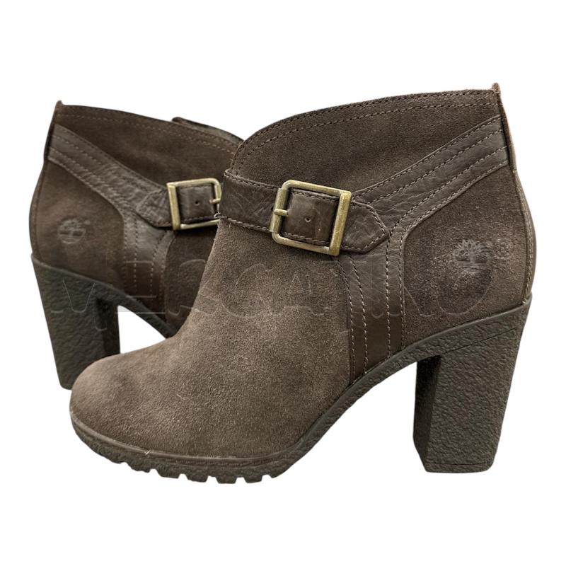 TRONCHETTO STIVALETTO TIMBERLAND MARRONE CAMOSCIO  | Mercatino dell'Usato Salerno 1