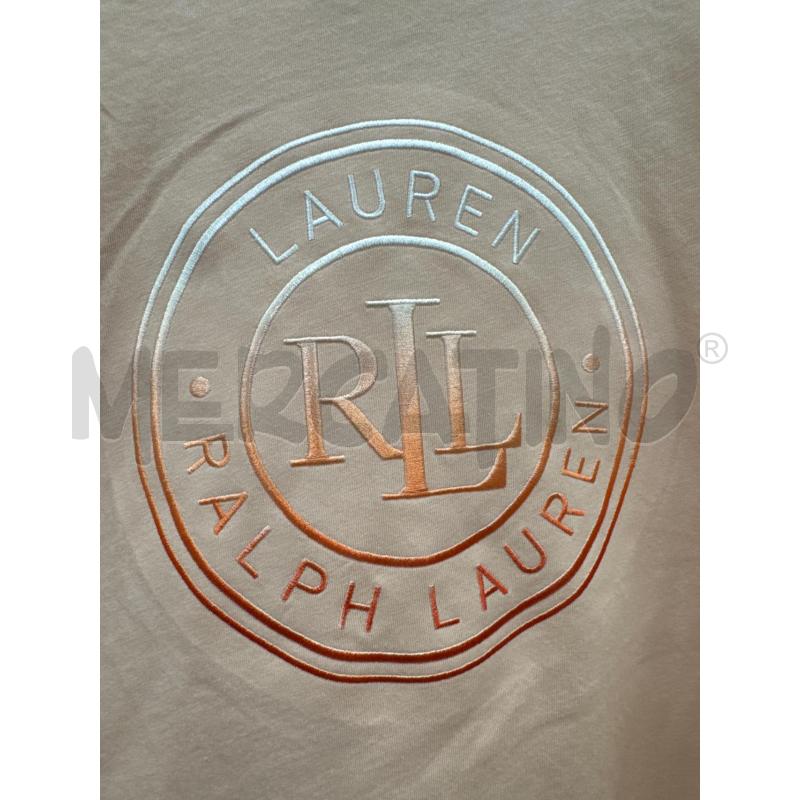 T SHIRT DONNA RALPH LAUREN ROSA STEMMA ARANCIO BIANCO  | Mercatino dell'Usato Salerno 2