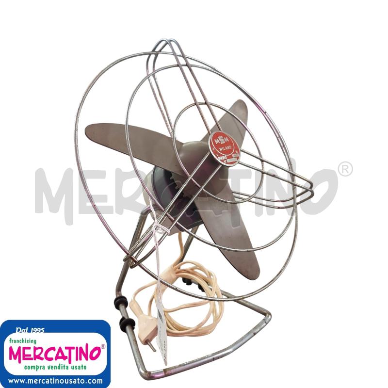 VENTILATORE MSM MILANO VINTAGE PALE GRIGIE | Mercatino dell'Usato Salerno 1