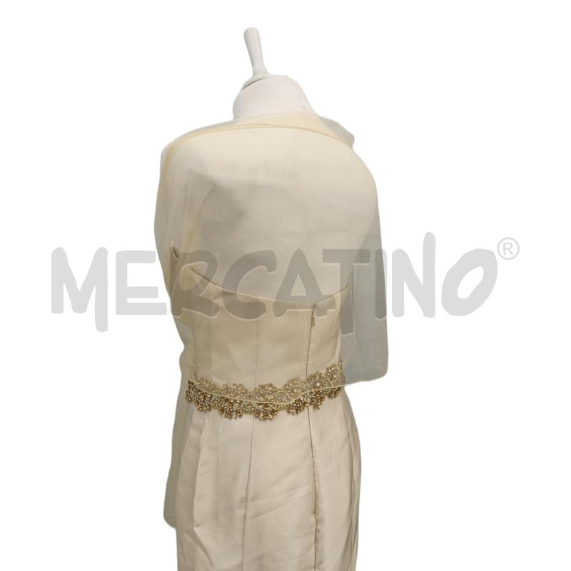 VESTITO DONNA CERIMONIA GIALLO APPLICAZIONI | Mercatino dell'Usato Salerno 3