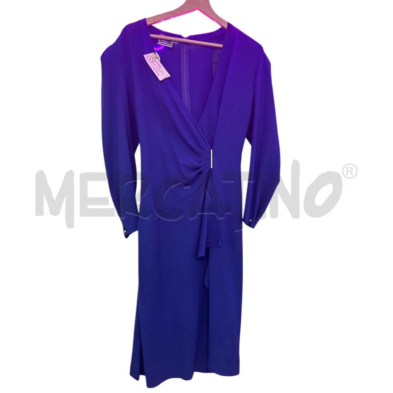 VESTITO DONNA LUISA SPAGNOLI VIOLA STRASS  | Mercatino dell'Usato Salerno 1