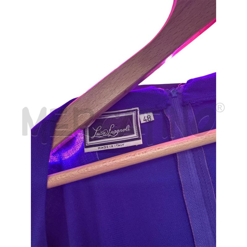 VESTITO DONNA LUISA SPAGNOLI VIOLA STRASS  | Mercatino dell'Usato Salerno 3