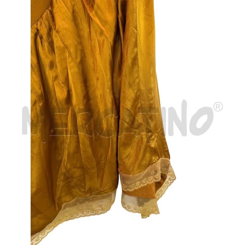 VESTITO DONNA MANILA GRACE SENAPE PIZZO SCOLLATURA  | Mercatino dell'Usato Salerno 3