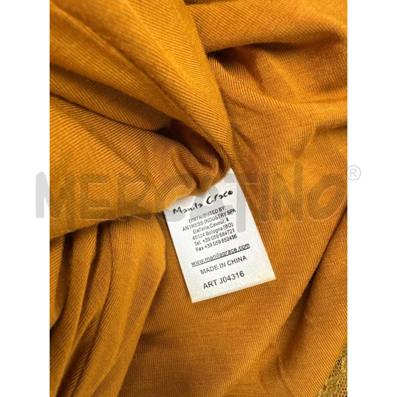 VESTITO DONNA MANILA GRACE SENAPE PIZZO SCOLLATURA  | Mercatino dell'Usato Salerno 5
