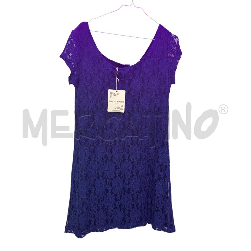 VESTITO DONNA PAOLO CASALINI BLU MERLETTO NUOVO  | Mercatino dell'Usato Salerno 1