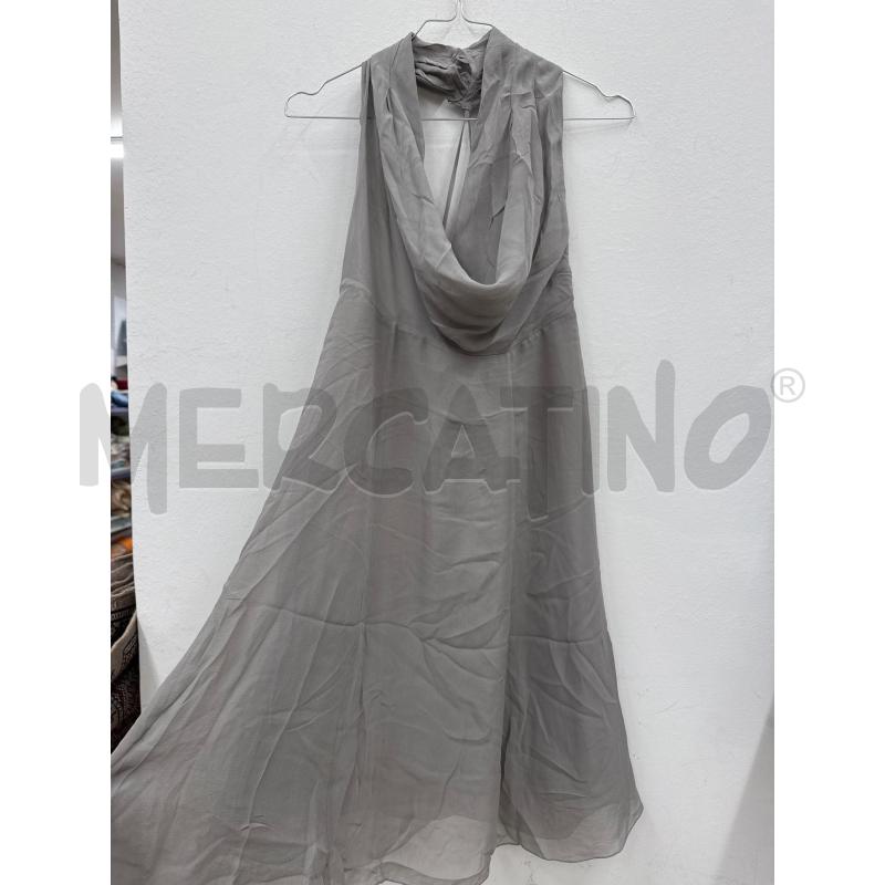 VESTITO DONNA PATRIZIA PEPE GRIGIO SETA  | Mercatino dell'Usato Salerno 1