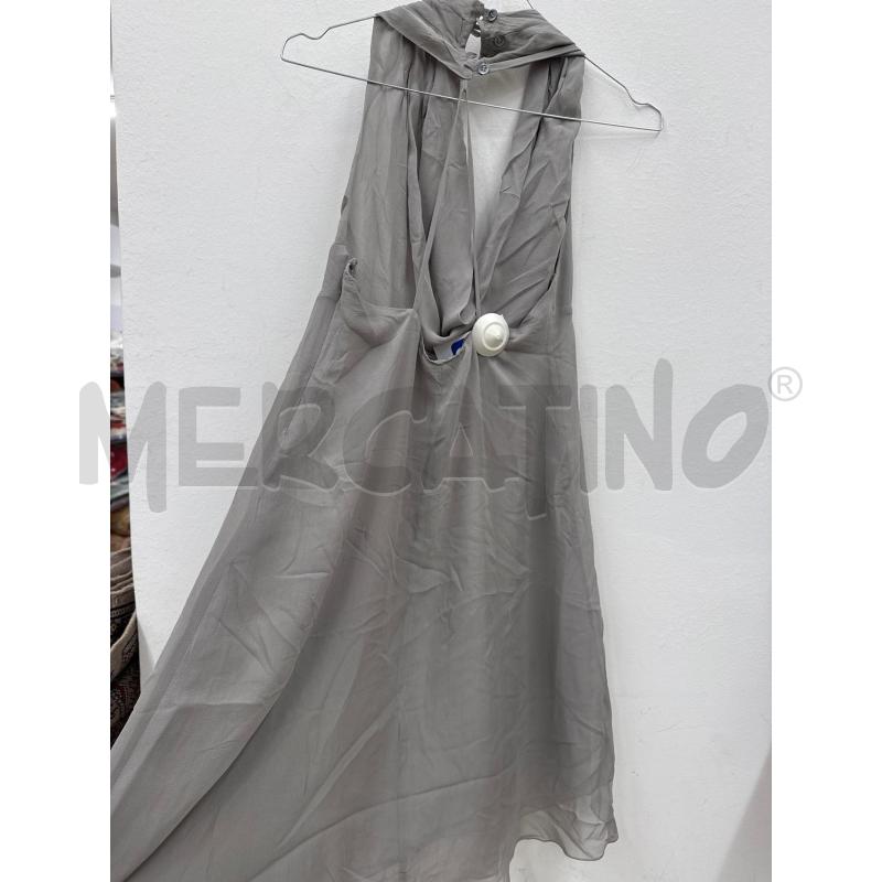 VESTITO DONNA PATRIZIA PEPE GRIGIO SETA  | Mercatino dell'Usato Salerno 2