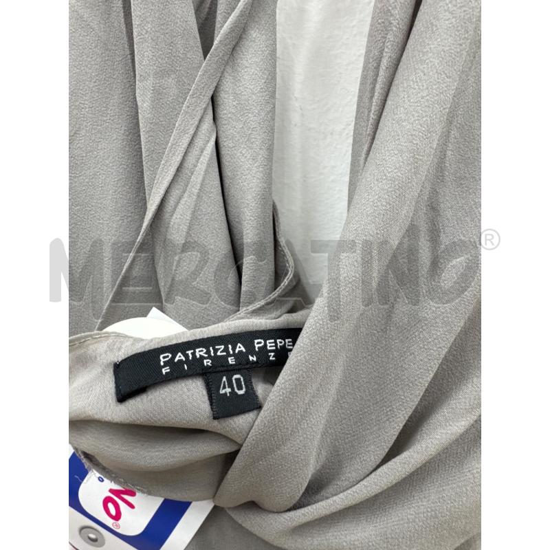 VESTITO DONNA PATRIZIA PEPE GRIGIO SETA  | Mercatino dell'Usato Salerno 3