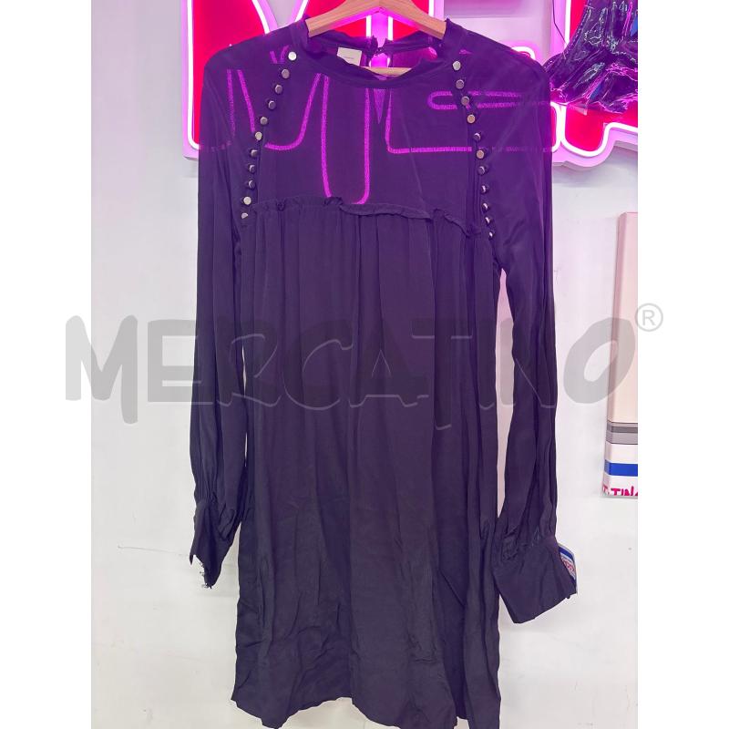 VESTITO DONNA PINKO NERO BOTTONCINI SPALLE | Mercatino dell'Usato Salerno 1