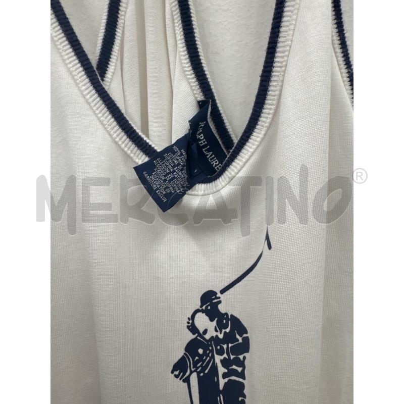 VESTITO DONNA RALPH ALUREN BIANCO BLU  | Mercatino dell'Usato Salerno 2