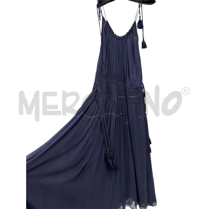 VESTITO DONNA TWINSET BLU LACCIO NAPPINE  | Mercatino dell'Usato Salerno 2