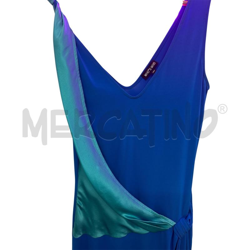 VESTITO DONNA WHO S WHO TURCHESE | Mercatino dell'Usato Salerno 2