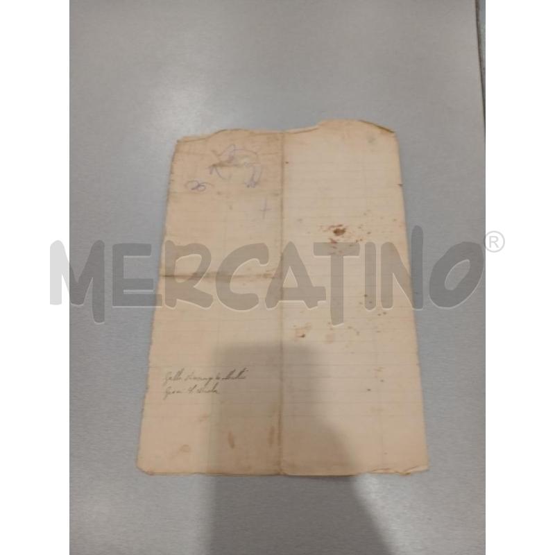 1912 ATTO GIUDIZIARIO NAPOLI DOCUMENTO  | Mercatino dell'Usato Salerno fratte 4