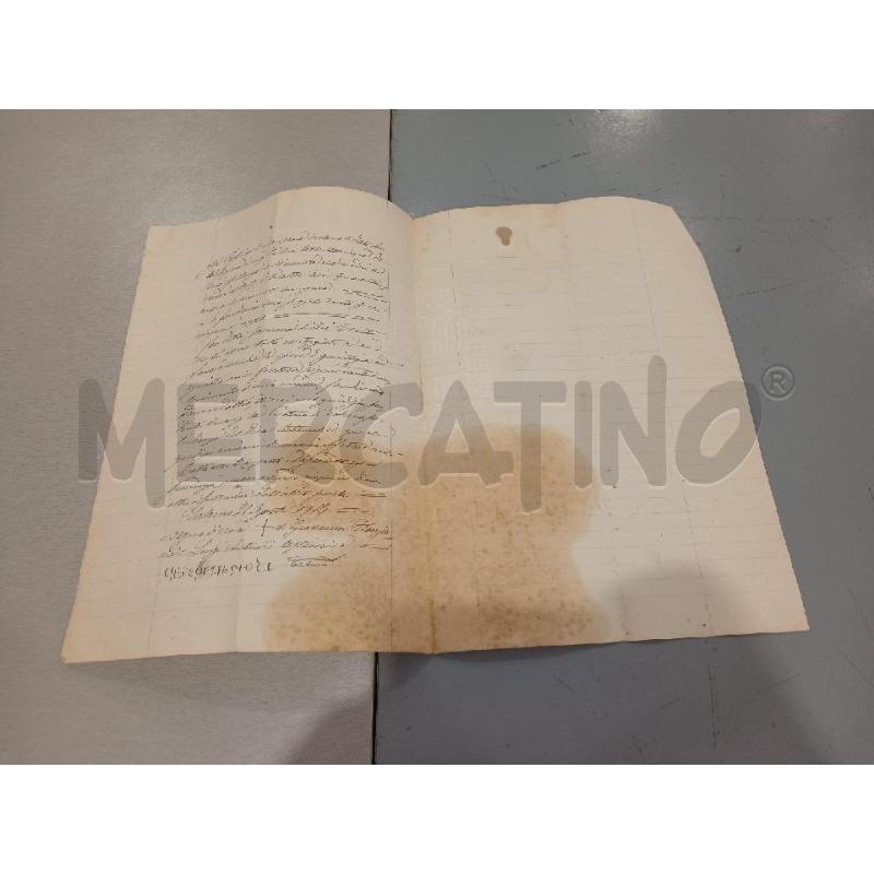 1916 DOCUMETO CON TIMBRI E MARCHE DOCUMENTO  | Mercatino dell'Usato Salerno fratte 2