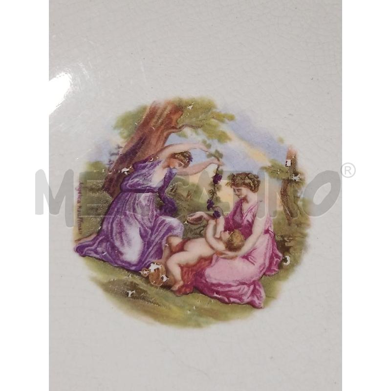ALZATINA PORCELLANA DISEGNO DUE DAME | Mercatino dell'Usato Salerno fratte 4