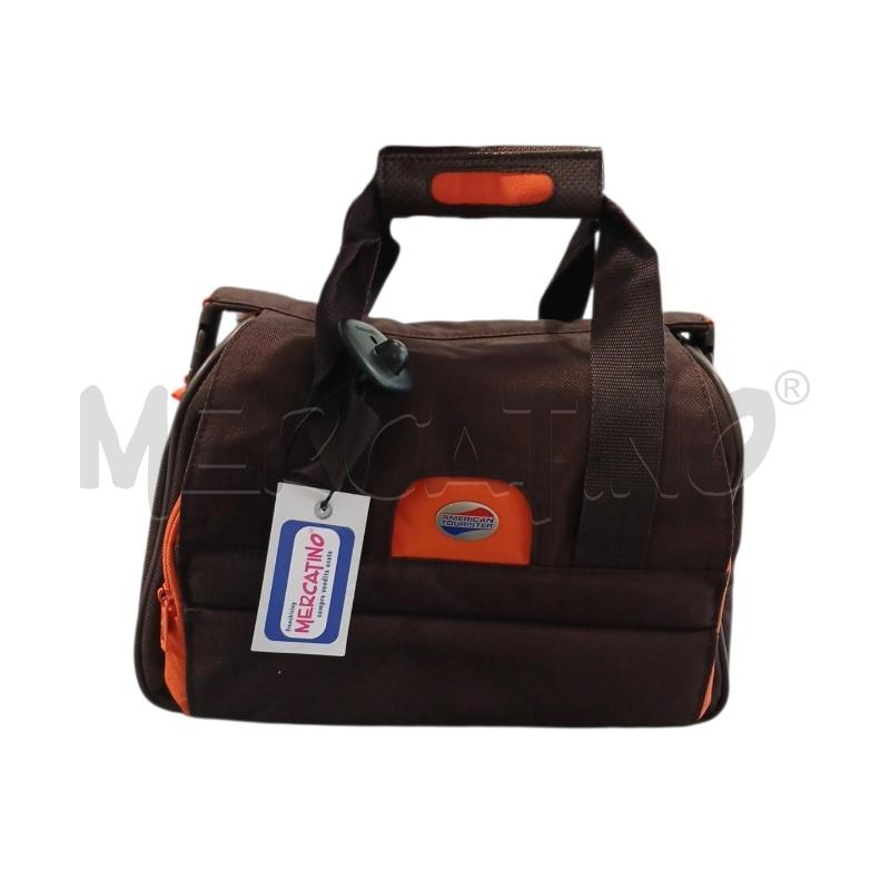 AMERICAN TOURISTER VALIGETTA BEAUTY CASE MARRONE ARANCIO  | Mercatino dell'Usato Salerno fratte 1