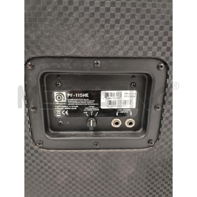 AMPLIFICATORE CASSA BASSO AMPEG PF-115HE  | Mercatino dell'Usato Salerno fratte 2