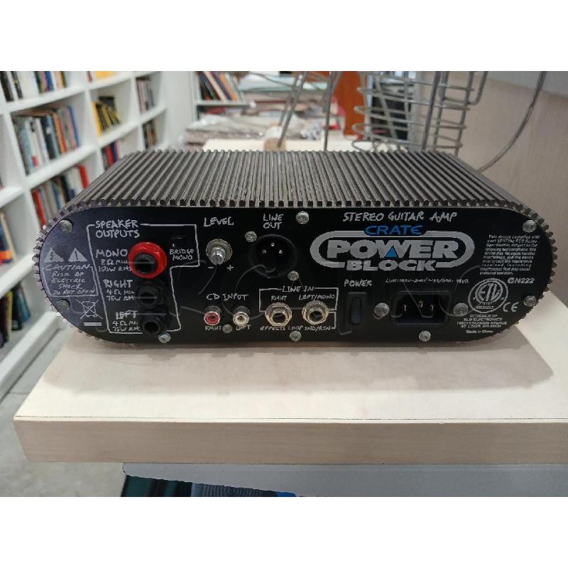 AMPLIFICATORE CRATE POWER BLOCK  | Mercatino dell'Usato Salerno fratte 2
