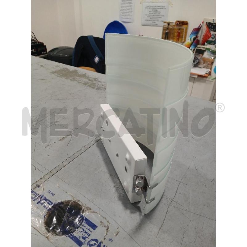 APPLIQUE AZZURRINA VETRO A STRISCE FORMA MEZZO CILINDRO | Mercatino dell'Usato Salerno fratte 2