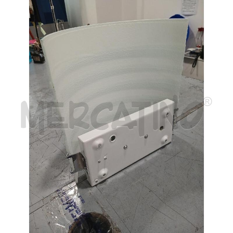 APPLIQUE AZZURRINA VETRO A STRISCE FORMA MEZZO CILINDRO | Mercatino dell'Usato Salerno fratte 5